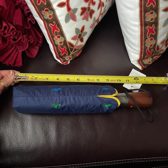 NWT polo ralph Lauren umbrella in pony color in blue 12 inches lengths - Picture 12 of 12